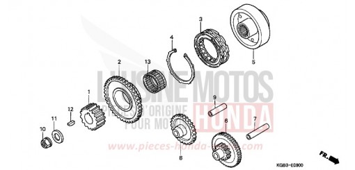 EMBRAYAGE DE DEMARRAGE VT125CY de 2000